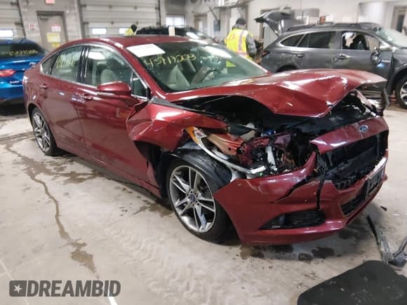 ✅ 2016 Ford Fusion Titanium • VIN: 3FA6P0D99GR111600 • Lot: 43717208. Wystawiony na IAAI z przebiegiem 142 754 mil. Bezpłatny archiwum sprzedaży aukcyjnych z USA i szczegółowy raport historii pojazdu na DreamBid. Zdjęcie 1.