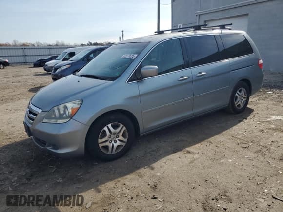 ✅ 2007 Honda Odyssey EX-L • VIN: 5FNRL38797B011513 • Lot: 92070585. Listed on Copart with 202,191 mi. Free auction sales archive from the USA and detailed vehicle history report at DreamBid. Image 1.