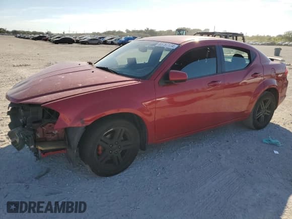 ✅ 2013 Dodge Avenger SXT • VIN: 1C3CDZCG4DN526417 • Лот: 83757174. Опубликован ранее на Copart с пробегом Не указан. Бесплатный доступ к архиву аукционных продаж из США и подробный отчёт об истории автомобиля на DreamBid. Изображение 1.