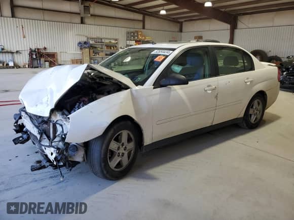 2005 Chevrolet Malibu LS z VIN 1G1ZT54805F289082, wystawiony jako Copart lot #52654434 z przebiegiem 299 154 mil mil oraz Szkoda całkowita • Salvage title. Historia ofert i sprzedaży dostępna na DreamBid. Obrazek 1.