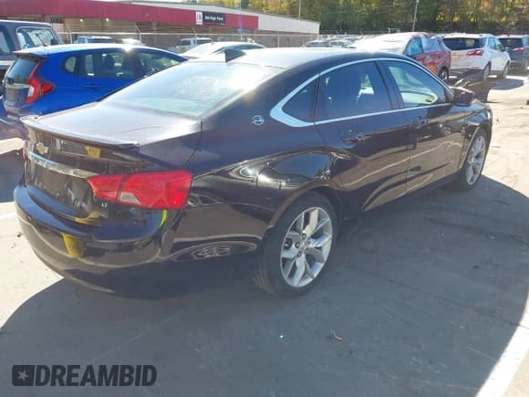 ✅ 2015 Chevrolet Impala LT • VIN: 2G1125S38F9147855 • Lot: 43432030. Listed on IAAI with 191,787 mi. Free auction sales archive from the USA and detailed vehicle history report at DreamBid. Image 4.