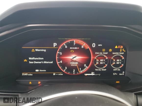 ✅ 2024 Nissan Z Nismo • VIN: JN1BZ4CH2RM362394 • Lot: 85642395. Wystawiony na Copart z przebiegiem 3 549 mil. Bezpłatny archiwum sprzedaży aukcyjnych z USA i szczegółowy raport historii pojazdu na DreamBid. Zdjęcie 9.