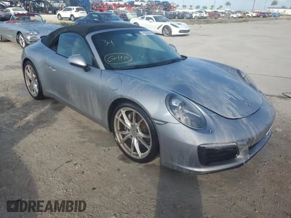 ✅ 2017 Porsche 911 Carrera • VIN: WP0CA2A9XHS141399 • Лот: 75233044. Опубликован ранее на Copart с пробегом Не указан. Бесплатный доступ к архиву аукционных продаж из США и подробный отчёт об истории автомобиля на DreamBid. Изображение 4.