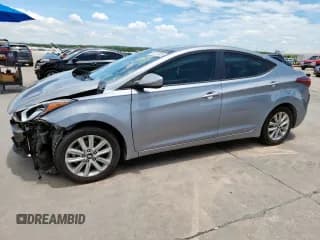✅ 2014 Hyundai Elantra Limited • VIN: KMHDH4AE5EU163492 • Lot: 63212835. Listed on Copart with 110,808 mi. Free auction sales archive from the USA and detailed vehicle history report at DreamBid. Image 1.