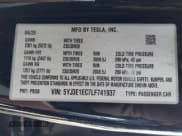 ✅ 2020 Tesla Model 3 Performance • VIN: 5YJ3E1EC7LF741937 • Lot: 43741182. Listed on IAAI with 60,739 mi. Free auction sales archive from the USA and detailed vehicle history report at DreamBid. Image 9.