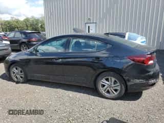 2020 Hyundai Elantra SEL with VIN 5NPD84LF8LH548398, listed as a Copart auction lot 80329355 with 46,372 mi miles and Salvage title. Bid and sale history available at DreamBid. Image 2.
