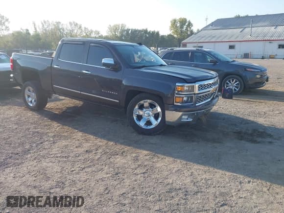 ✅ 2015 Chevrolet Silverado 1500 LTZ • VIN: 3GCUKSEC6FG216918 • Lot: 43364166. Listed on IAAI with 147,502 mi. Free auction sales archive from the USA and detailed vehicle history report at DreamBid. Image 1.