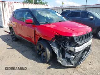 2021 Jeep Compass Latitude with VIN 3C4NJDBB5MT603608, listed as a IAAI auction lot 40036775 with 61,257 mi miles and . Bid and sale history available at DreamBid. Image 1.