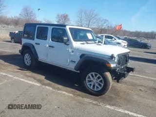 ✅ 2023 Jeep Wrangler Sport S • VIN: 1C4HJXDN4PW702277 • Lot: 41835864. Listed on IAAI with 27,768 mi. Free auction sales archive from the USA and detailed vehicle history report at DreamBid. Image 1.