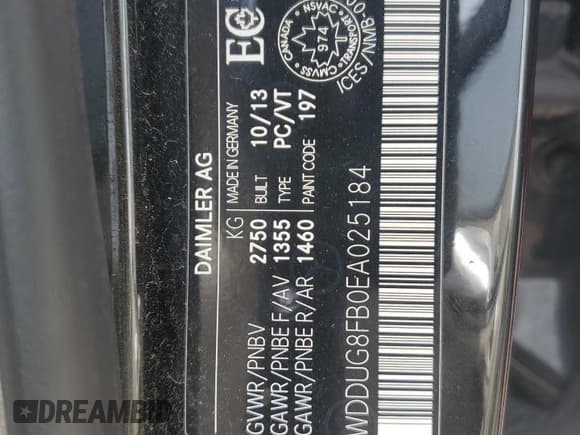 ✅ 2014 Mercedes-Benz S 550 • VIN: WDDUG8FB0EA025184 • Lot: 56491095. Wystawiony na Copart z przebiegiem 107 256 mil. Bezpłatny archiwum sprzedaży aukcyjnych z USA i szczegółowy raport historii pojazdu na DreamBid. Zdjęcie 13.