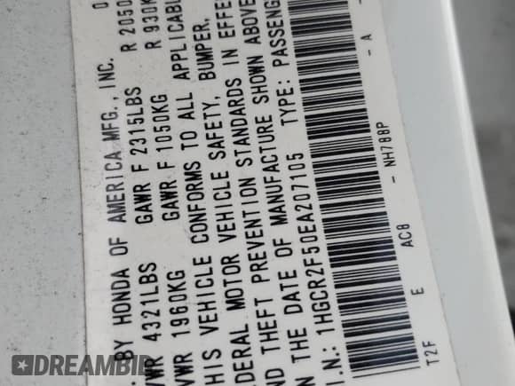 2014 Honda Accord Sport z VIN 1HGCR2F50EA207105, wystawiony jako Copart lot #84563375 z przebiegiem 211 814 mil mil oraz Szkoda całkowita • Salvage title. Historia ofert i sprzedaży dostępna na DreamBid. Obrazek 12.