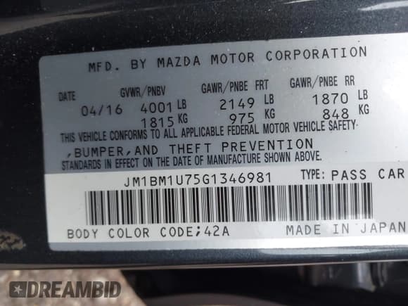 ✅ 2016 Mazda 3 i Sport • VIN: JM1BM1U75G1346981 • Lot: 43741780. Wystawiony na IAAI z przebiegiem 78 370 mil. Bezpłatny archiwum sprzedaży aukcyjnych z USA i szczegółowy raport historii pojazdu na DreamBid. Zdjęcie 9.