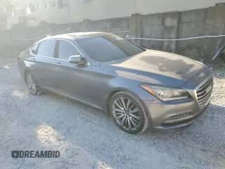 2015 Hyundai Genesis 5.0L z VIN KMHGN4JF5FU024690, wystawiony jako Copart lot #74206054 z przebiegiem 96 068 mil mil oraz Czysty tytuł • Clean title. Historia ofert i sprzedaży dostępna na DreamBid. Obrazek 4.