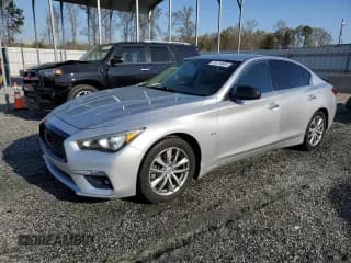 ✅ 2020 Infiniti Q50 Pure • VIN: JN1EV7AP1LM201983 • Lot: 51210885. Listed on Copart with 79,053 mi. Free auction sales archive from the USA and detailed vehicle history report at DreamBid. Image 1.