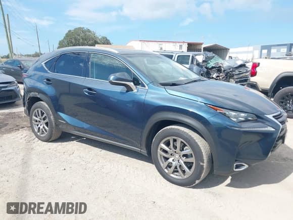 ✅ 2015 Lexus NX 300h • VIN: JTJBJRBZXF2013208 • Lot: 43645149. Wystawiony na IAAI z przebiegiem 73 567 mil. Bezpłatny archiwum sprzedaży aukcyjnych z USA i szczegółowy raport historii pojazdu na DreamBid. Zdjęcie 1.