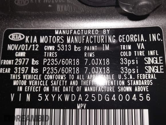 ✅ 2013 Kia Sorento SX • VIN: 5XYKWDA25DG400456 • Lot: 42582328. Wystawiony na IAAI z przebiegiem 121 356 mil. Bezpłatny archiwum sprzedaży aukcyjnych z USA i szczegółowy raport historii pojazdu na DreamBid. Zdjęcie 9.