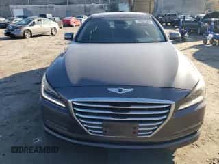 2016 Hyundai Genesis 3.8L with VIN KMHGN4JE1GU125413, listed as a Copart auction lot 77547004 with 107,578 mi miles and Salvage title. Bid and sale history available at DreamBid. Image 5.