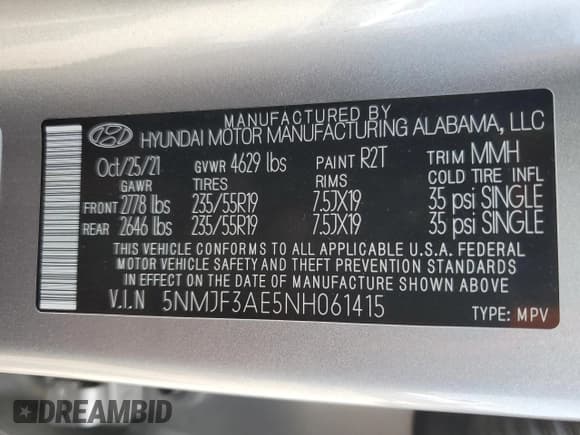 ✅ 2022 Hyundai Tucson SEL • VIN: 5NMJF3AE5NH061415 • Lot: 71458954. Wystawiony na Copart z przebiegiem 31 585 mil. Bezpłatny archiwum sprzedaży aukcyjnych z USA i szczegółowy raport historii pojazdu na DreamBid. Zdjęcie 13.