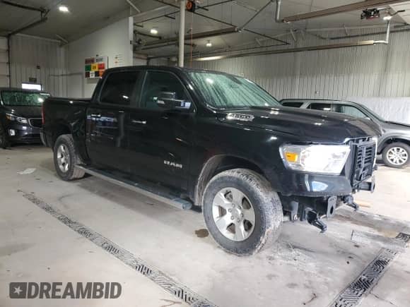 2019 Ram 1500 Big Horn с VIN 1C6SRFFT7KN910812, выставлен на аукционе Copart как лот 86246255 с пробегом 61 966 миль миль и Списание • Salvage title. История ставок и продаж доступна на DreamBid. Изображение 4.