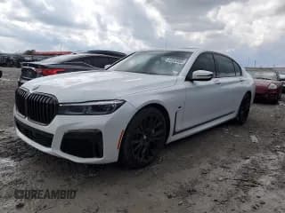✅ 2020 BMW 7 Series 740i xDrive • VIN: WBA7T4C02LCE14229 • Lot: 54592095. Listed on Copart with 46,403 mi. Free auction sales archive from the USA and detailed vehicle history report at DreamBid. Image 1.