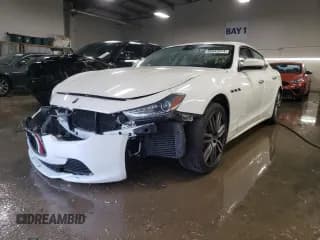 ✅ 2018 Maserati Ghibli • VIN: ZAM57XSL9J1287458 • Lot: 80543914. Listed on Copart with 38,969 mi. Free auction sales archive from the USA and detailed vehicle history report at DreamBid. Image 1.
