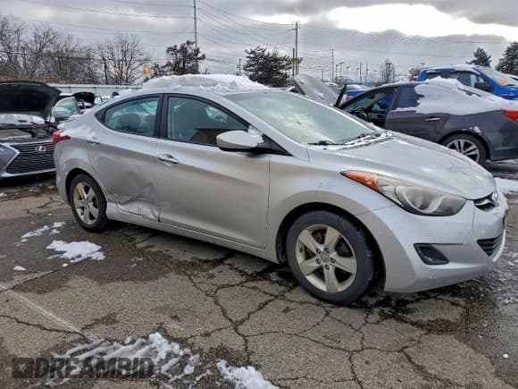 ✅ 2011 Hyundai Elantra GLS • VIN: KMHDH4AE7BU109851 • Lot: 95333095. Listed on Copart with 186,350 mi. Free auction sales archive from the USA and detailed vehicle history report at DreamBid. Image 4.
