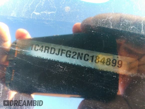 ✅ 2022 Dodge Durango Special Service • VIN: 1C4RDJFG2NC184899 • Lot: 40575266. Listed on IAAI with 14,422 mi. Free auction sales archive from the USA and detailed vehicle history report at DreamBid. Image 9.