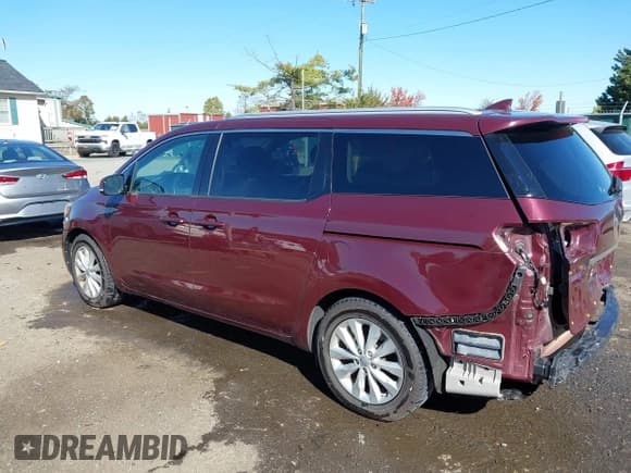 ✅ 2017 Kia Sedona EX • VIN: KNDMC5C15H6281408 • Лот: 43493765. Опубликован ранее на IAAI с пробегом 44 978 миль. Бесплатный доступ к архиву аукционных продаж из США и подробный отчёт об истории автомобиля на DreamBid. Изображение 3.