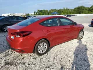2020 Hyundai Elantra SE with VIN 5NPD74LF1LH536726, listed as a Copart auction lot 65162615 with 68,685 mi miles and Non repairable. Bid and sale history available at DreamBid. Image 3.