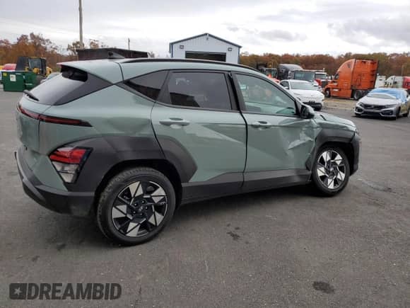 2025 Hyundai Kona SEL with VIN KM8HBCAB2SU220410, listed as a Copart auction lot 91117135 with 20,251 mi miles and Non repairable. Bid and sale history available at DreamBid. Image 3.