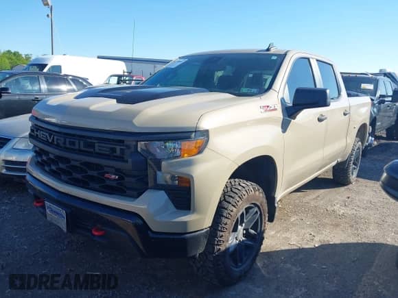2022 Chevrolet Silverado 1500 Custom Trail Boss with VIN 3GCPDCED7NG682474, listed as a IAAI auction lot 42160845 with 19,528 mi miles and . Bid and sale history available at DreamBid. Image 17.