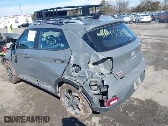 ✅ 2021 Hyundai Venue SEL • VIN: KMHRC8A34MU106323 • Lot: 41645311. Listed on IAAI with 94,312 mi. Free auction sales archive from the USA and detailed vehicle history report at DreamBid. Image 3.