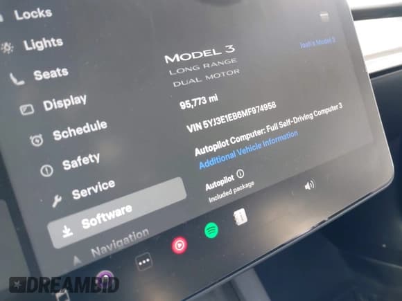 ✅ 2021 Tesla Model 3 Long Range • VIN: 5YJ3E1EB6MF974958 • Lot: 43416718. Wystawiony na IAAI z przebiegiem 95 773 mil. Bezpłatny archiwum sprzedaży aukcyjnych z USA i szczegółowy raport historii pojazdu na DreamBid. Zdjęcie 7.