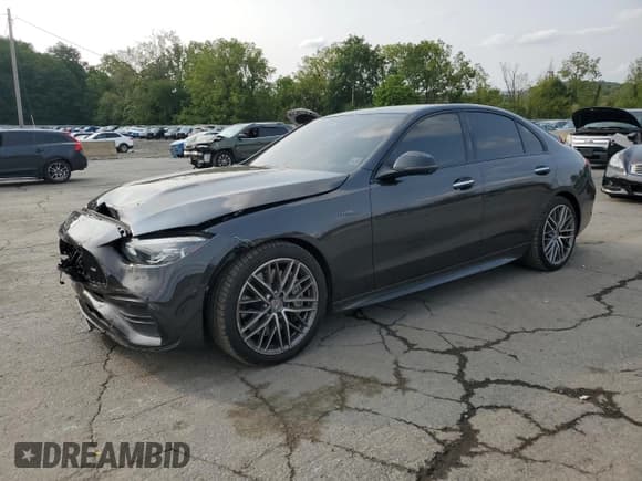 ✅ 2023 Mercedes-Benz C 43 AMG • VIN: W1KAF8HB9PR149137 • Лот: 71839045. Опубликован ранее на Copart с пробегом 23 508 миль. Бесплатный доступ к архиву аукционных продаж из США и подробный отчёт об истории автомобиля на DreamBid. Изображение 1.