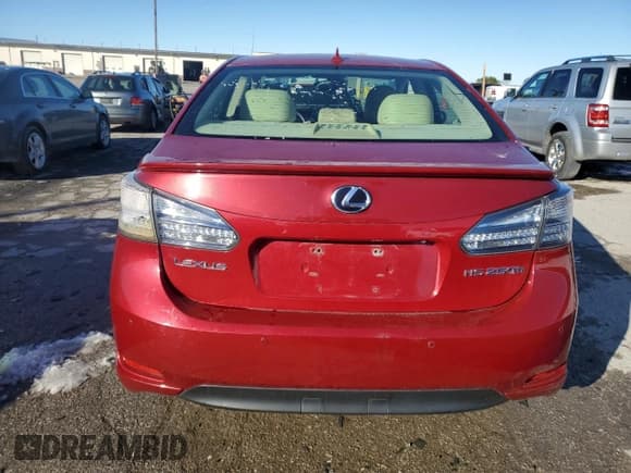✅ 2010 Lexus HS 250h • VIN: JTHBB1BA0A2036841 • Lot: 91455805. Listed on Copart with Not provided. Free auction sales archive from the USA and detailed vehicle history report at DreamBid. Image 10.