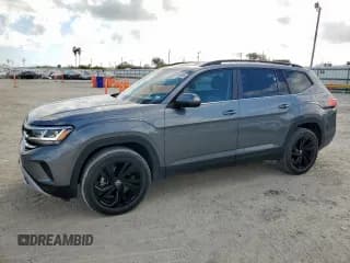 ✅ 2023 Volkswagen Atlas SE • VIN: 1V2WP2CA1PC519538 • Lot: 92046085. Listed on Copart with 48,239 mi. Free auction sales archive from the USA and detailed vehicle history report at DreamBid. Image 1.