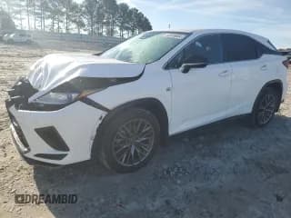✅ 2020 Lexus RX 350 F Sport • VIN: 2T2SZMDAXLC235598 • Lot: 82036884. Listed on Copart with 47,168 mi. Free auction sales archive from the USA and detailed vehicle history report at DreamBid. Image 1.
