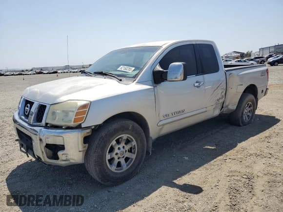 ✅ 2005 Nissan Titan SE • VIN: 1N6AA06B25N551841 • Lot: 62160285. Listed on Copart with 167,019 mi. Free auction sales archive from the USA and detailed vehicle history report at DreamBid. Image 1.