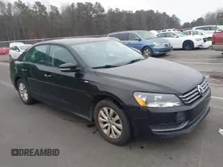 ✅ 2014 Volkswagen Passat S • VIN: 1VWAT7A34EC075719 • Lot: 43878860. Listed on IAAI with 172,287 mi. Free auction sales archive from the USA and detailed vehicle history report at DreamBid. Image 1.