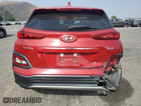 2020 Hyundai Kona Ultimate with VIN KM8K53AG6LU059490, listed as a Copart auction lot 58838595 with 66,476 mi miles and Salvage title. Bid and sale history available at DreamBid. Image 6.
