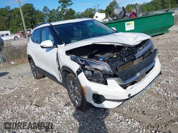 ✅ 2021 Kia Seltos EX • VIN: KNDERCAA7M7195256 • Lot: 43444289. Listed on IAAI with 86,141 mi. Free auction sales archive from the USA and detailed vehicle history report at DreamBid. Image 1.