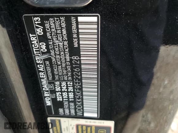 ✅ 2014 Mercedes-Benz E 350 • VIN: WDDKK5KF9EF226128 • Лот: 49819105. Опубликован ранее на Copart с пробегом 110 339 миль. Бесплатный доступ к архиву аукционных продаж из США и подробный отчёт об истории автомобиля на DreamBid. Изображение 12.