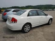 ✅ 2008 Kia Spectra EX • VIN: KNAFE121485558226 • Lot: 59919535. Listed on Copart with 266,505 mi. Free auction sales archive from the USA and detailed vehicle history report at DreamBid. Image 3.