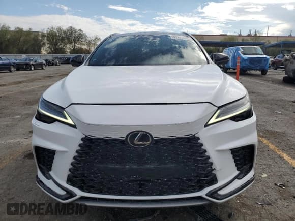 ✅ 2023 Lexus RX 500h F Sport Performance • VIN: 2T2BCMEA6PC010505 • Lot: 82423545. Listed on Copart with 20,532 mi. Free auction sales archive from the USA and detailed vehicle history report at DreamBid. Image 5.