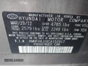 ✅ 2012 Hyundai Azera • VIN: KMHFH4JGXCA152917 • Lot: 42278803. Wystawiony na IAAI z przebiegiem 98 890 mil. Bezpłatny archiwum sprzedaży aukcyjnych z USA i szczegółowy raport historii pojazdu na DreamBid. Zdjęcie 9.