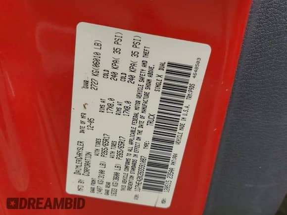 2006 Dodge Dakota SLT with VIN 1D7HE42K26S591087, listed as a Copart auction lot 76167024 with Not provided miles and Non repairable. Bid and sale history available at DreamBid. Image 13.
