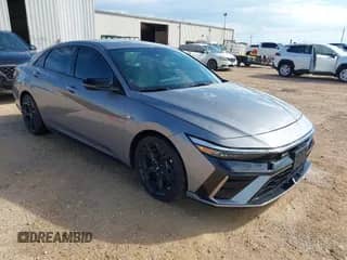 2024 Hyundai Elantra N Line with VIN KMHLR4DF4RU822245, listed as a IAAI auction lot 42729077 with 4,031 mi miles and . Bid and sale history available at DreamBid. Image 1.