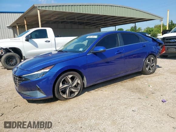 ✅ 2023 Hyundai Elantra Limited • VIN: KMHLP4AG0PU406175 • Lot: 71398195. Listed on Copart with 113,340 mi. Free auction sales archive from the USA and detailed vehicle history report at DreamBid. Image 1.