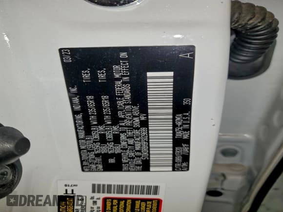 ✅ 2023 Toyota Highlander XLE • VIN: 5TDKDRBH9PS029699 • Лот: 71753804. Опубликован ранее на Copart с пробегом 5 887 миль. Бесплатный доступ к архиву аукционных продаж из США и подробный отчёт об истории автомобиля на DreamBid. Изображение 13.