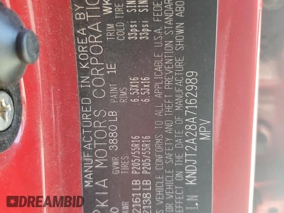 ✅ 2010 Kia Soul Sport • VIN: KNDJT2A28A7162989 • Lot: 66966235. Wystawiony na Copart z przebiegiem 178 623 mil. Bezpłatny archiwum sprzedaży aukcyjnych z USA i szczegółowy raport historii pojazdu na DreamBid. Zdjęcie 12.